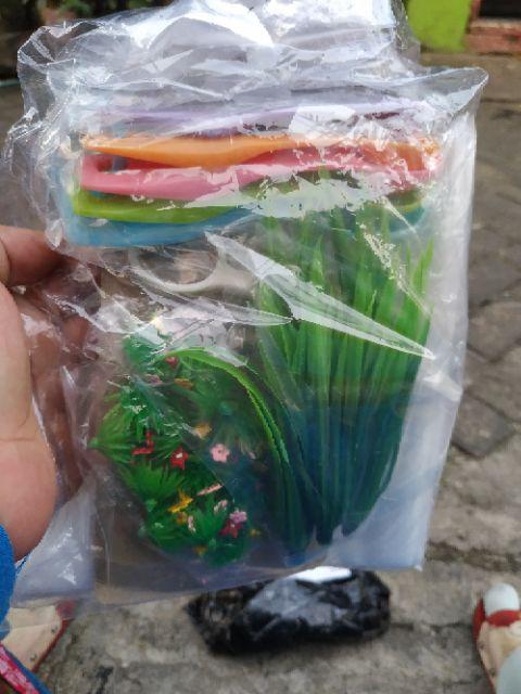 3 Pcs Paku Mawar 4.5-6-7cm
