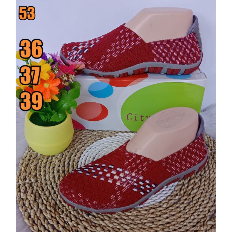 SEPATU ANYAM CITY SHOES