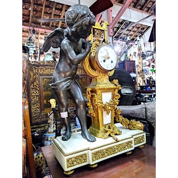 Jam Meja Eropa Original Antik