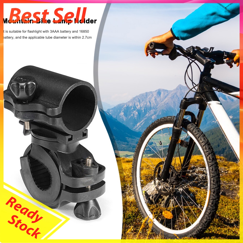 Antiskid Mountain Bike Light Bracket Bicycle Flashlight Torch Mount Holder