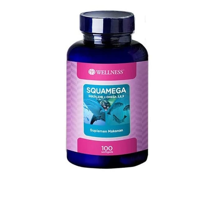 WELLNESS SQUAMEGA (SQUALENE + OMEGA 3, 6, 9) 100'S