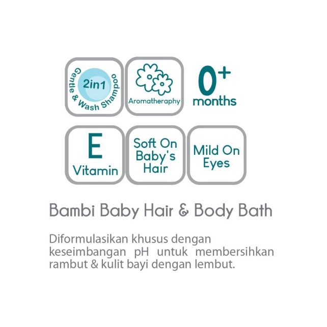 Bambi Baby Hair and Body Bath Refill - 450ml