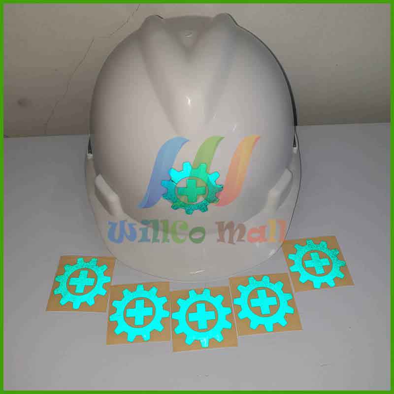 Sticker Logo Safety K3 untuk helm safety