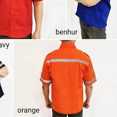 Wearpack Safety Lengan Pendek / Kemeja Safety Lengan Pendek