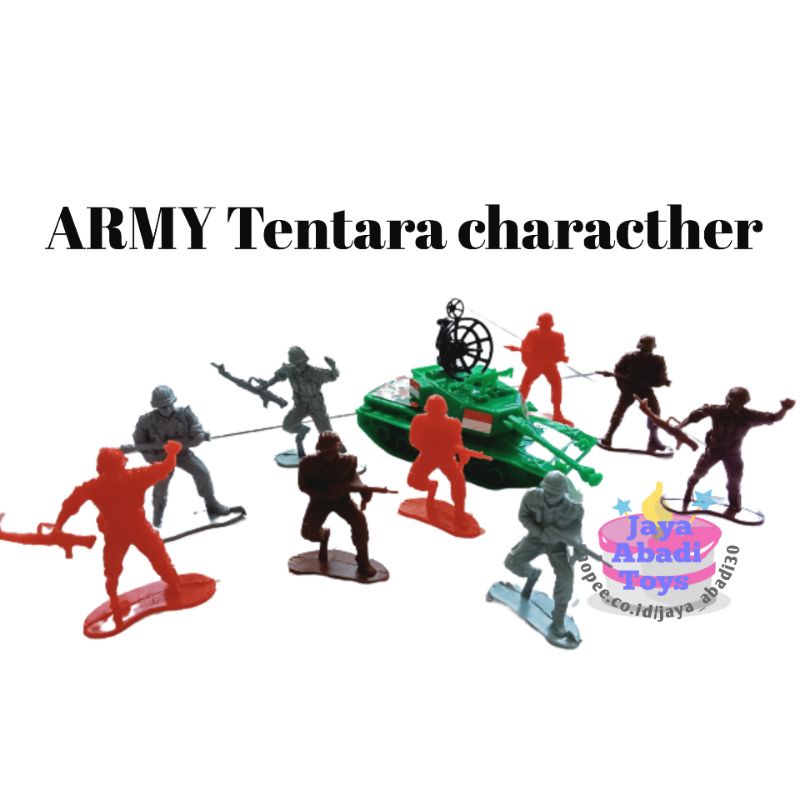 MAINAN ORANG ORANGAN TENTARA ARMY MISSION / STEEL ARMY / MILITARY SOLDIER