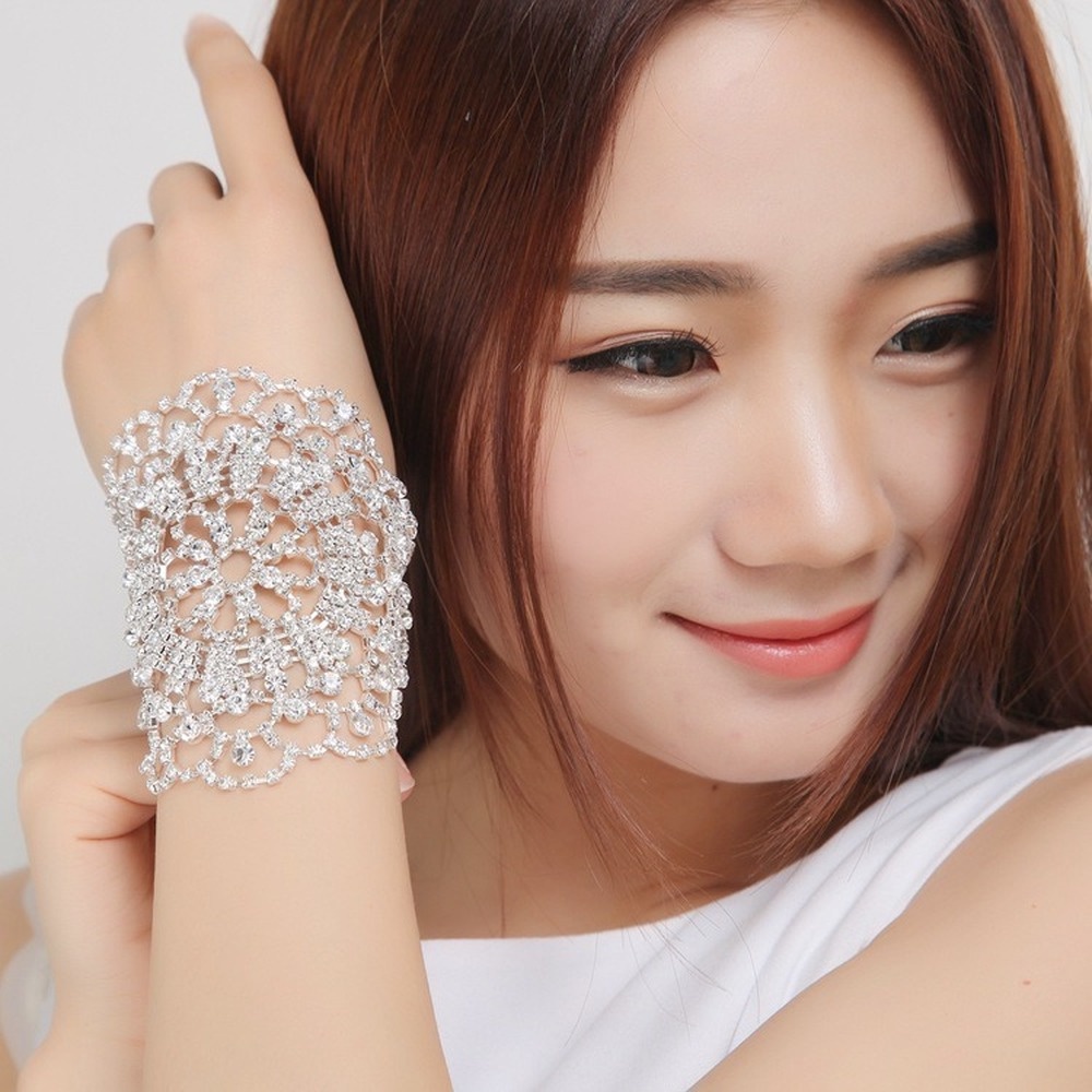 Gelang Rantai Lengan Gaya Korea Elegan Untuk Aksesoris Dress Pernikahan