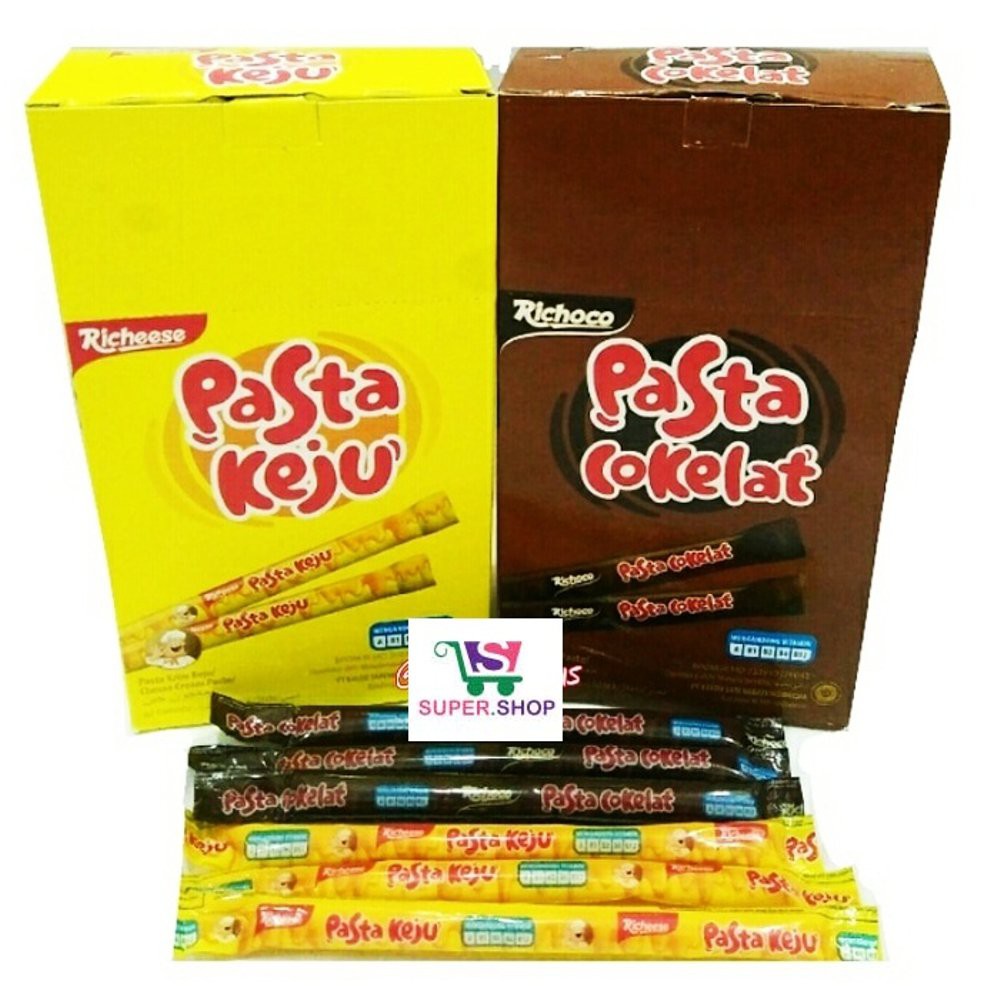 

Richeese Nabati PASTA Keju Richoco Pasta Cokelat isi 30 pcs Limited