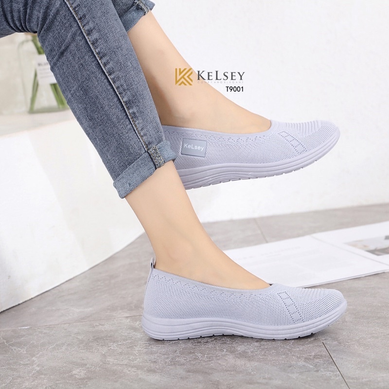 NICOLE SEPATU FLAT KELSEY T9001 SEPATU FLYKNIT FLAT SHOES SEPATU WANITA