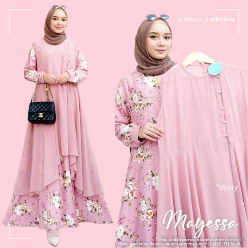 Gamis 2 in 1 Mayessa set