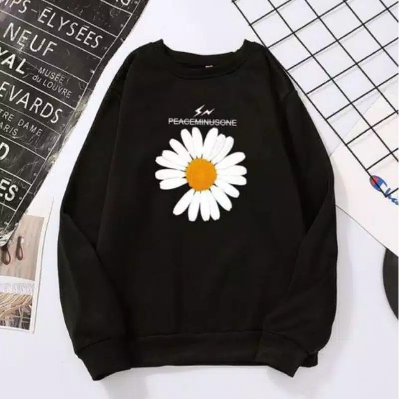 DISKON ONE DAISY SWEATER - sweater murah / sweater wanita / knitwear / knit sweater