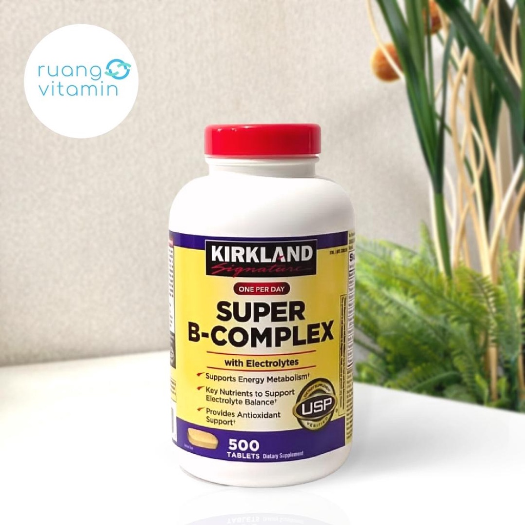 Jual KIRKLAND Super B-Complex (500 Tablets) | Shopee Indonesia