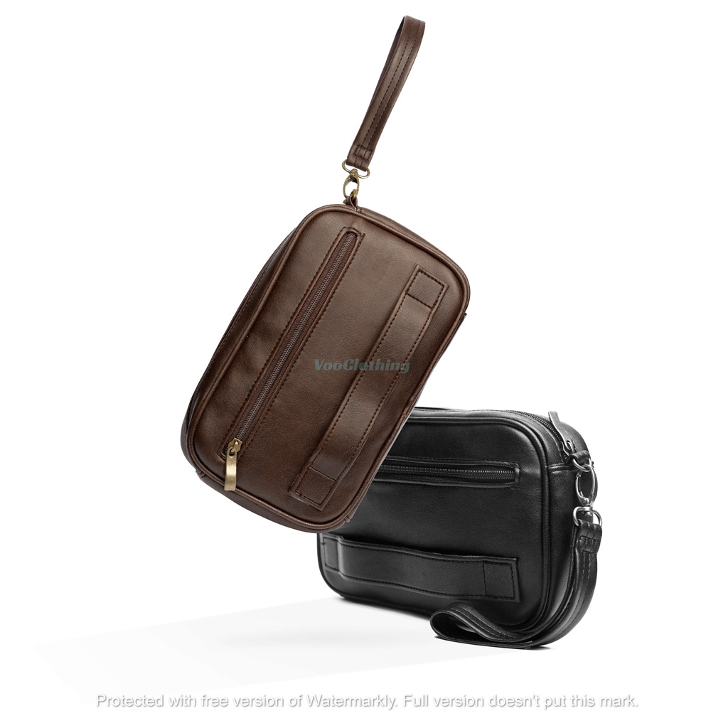 YUBI - Clutch Pria Wanita Kulit | Hand Bag Premium | Pouch Elegant