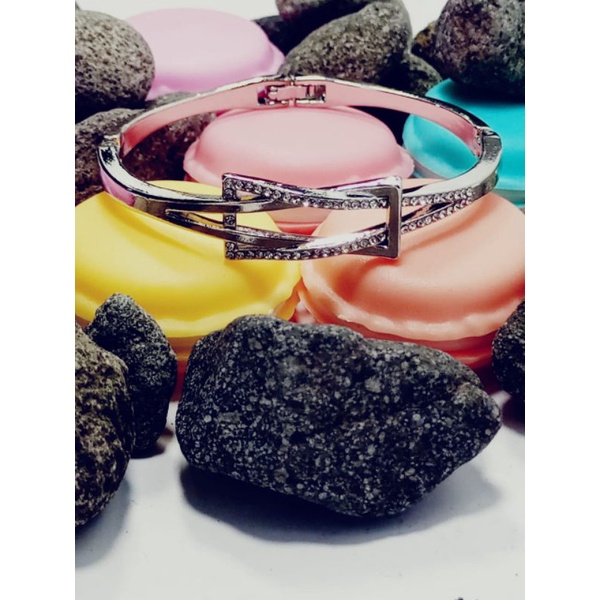 Gelang Bangle Xuping Warna Silver