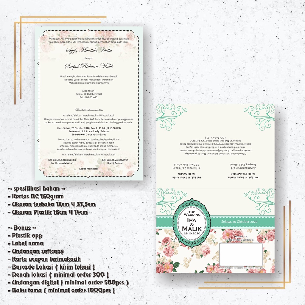 

UNDANGAN PERNIKAHAN MURAH