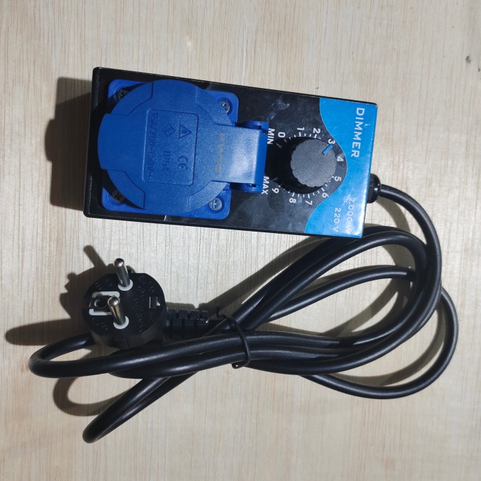 stop kontak dimmer ac 2000wat kw2 pengatur kecepatan bor gerinda lampu - Dimmer buru