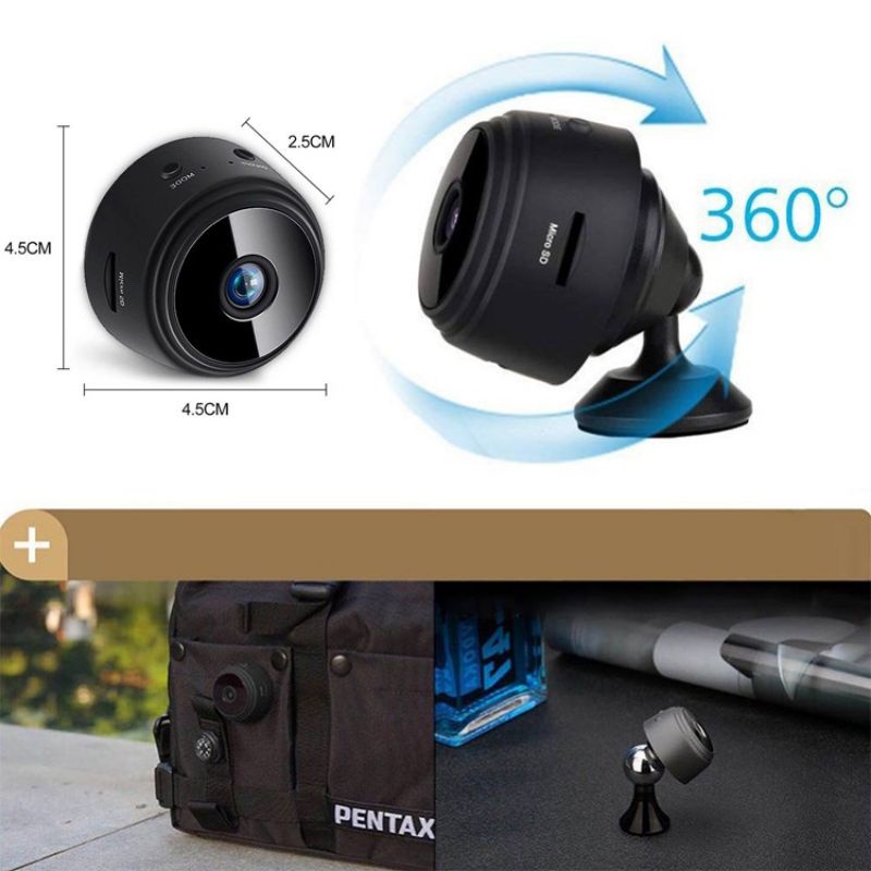 Mini Camera Wifi Hd 1080P Micro Kamera Kecil Smart Ip Kamera Cctv Spy Camera Wireless A9 Kamera pengintai