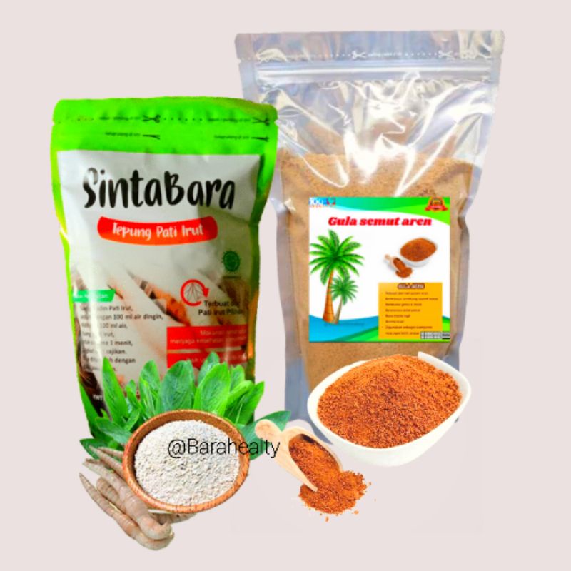 

Gula aren pati krut paket hemat gula aren 200gram dan pati irut asli 250gram