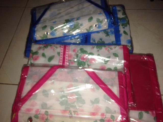 [bisa Cod]promo Murah Set 3 In 1 Rak Tas Gantung Motif Bunga Full Resleting Kualitas Terbaik & Murah