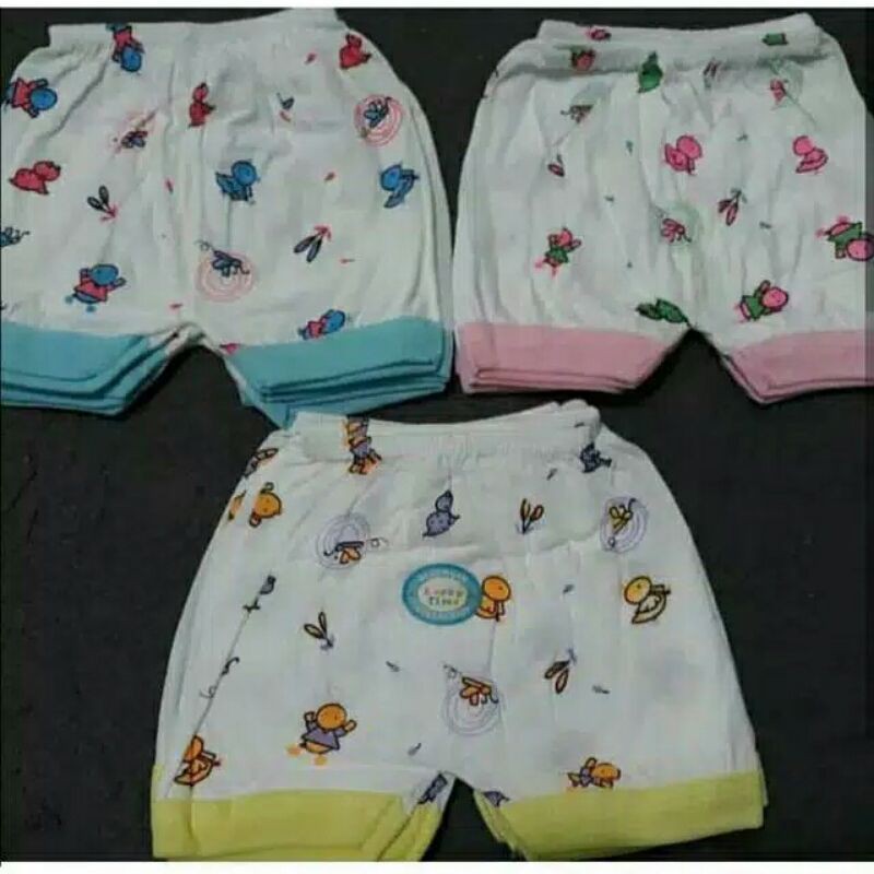 3PC  Celana Bayi Lucky Time Segi dan Pop-Celana Bayi Pop Dan segi Happy Time SNI