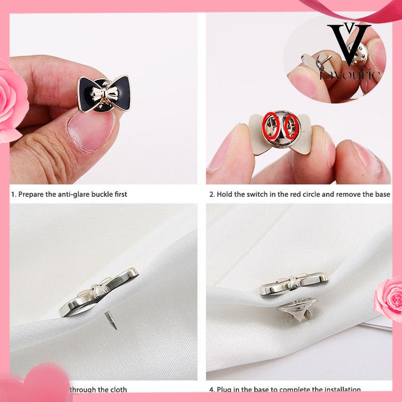 [COD]Kancing Invisible Tanpa Jahit Untuk Dekorasi Sweater / Kemeja / Cardigan Wanita-FA