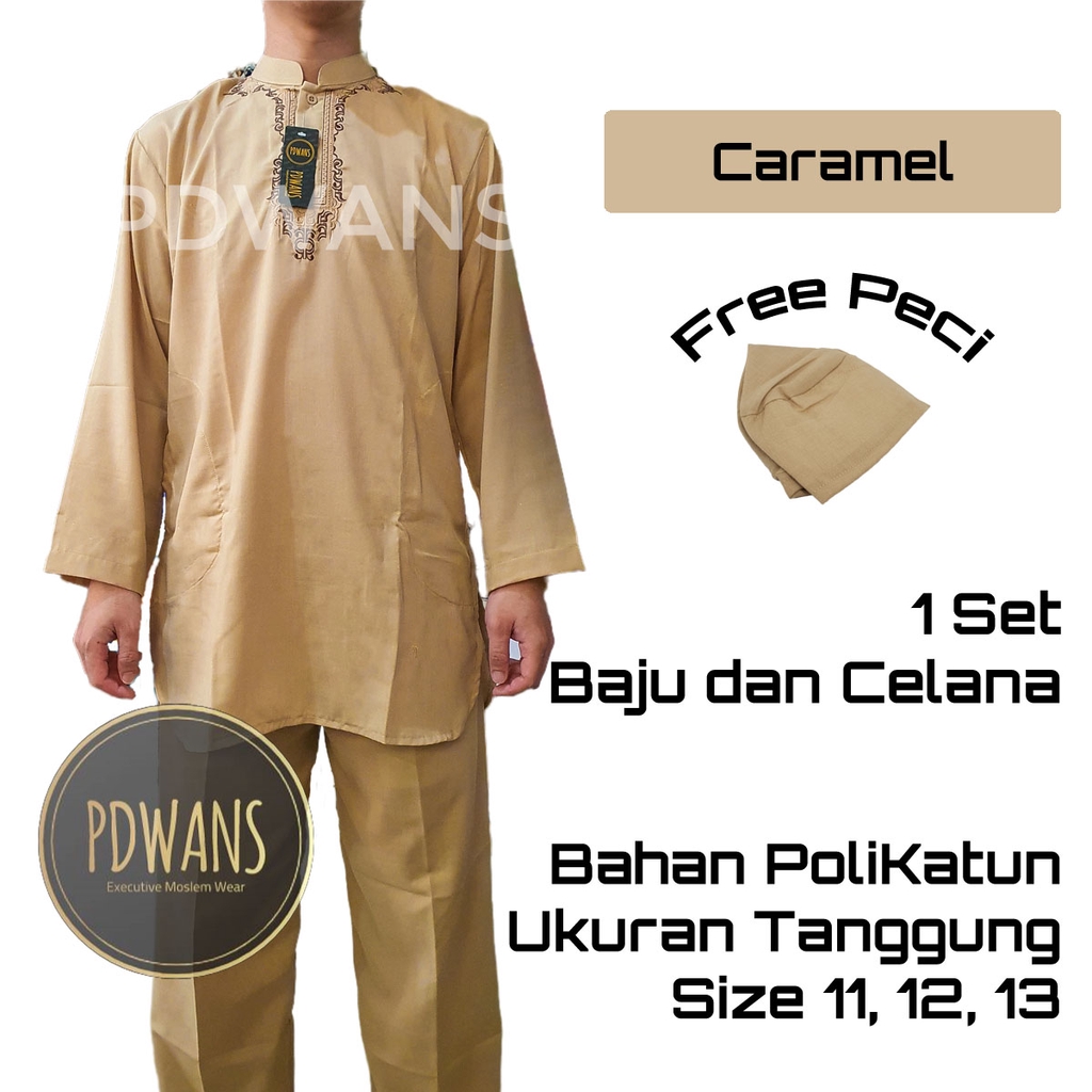 BAJU KOKO Setelan Pakistan Remaja Warna Ukuran Tanggung 11 12 13 14 15 Tahun BGM04 - PDWANS