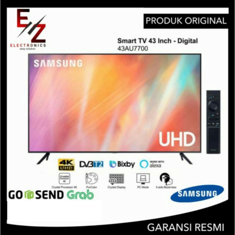 SAMSUNG 43AU7700 43INCH SMART TV 4K UHD