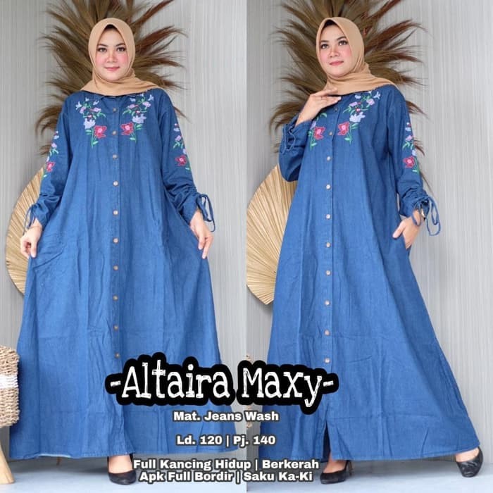 DRAGEE JUMBO GAMIS ALTAIRA MAXY ORIGINAL JEANS MAXI BIG SIZE BR