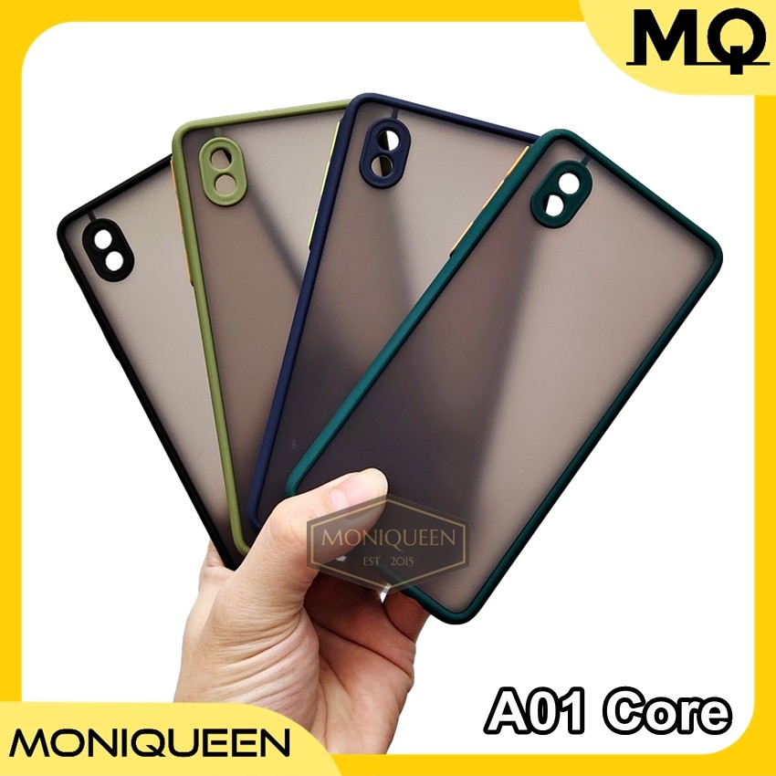 Hybrid Aero Case Samsung A10S A20S A50S A21S A70S A51 A11 M11 A01 CORE Lens Camera Cover Soft Case-Samsung A01 CORE