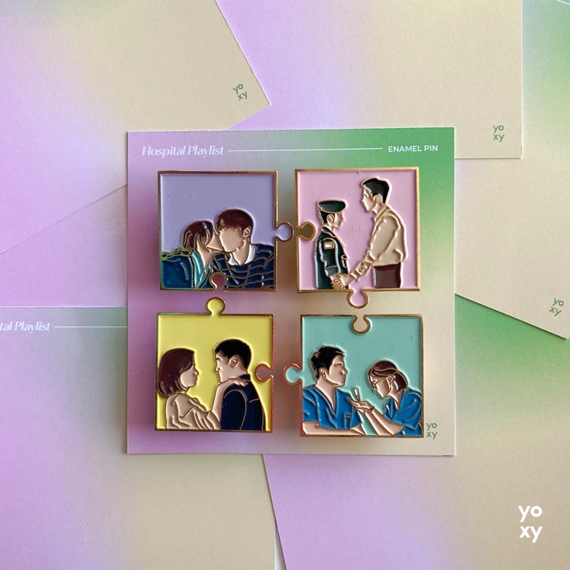 Hospital Playlist Merchandise - 4 Seasons Enamel Pin