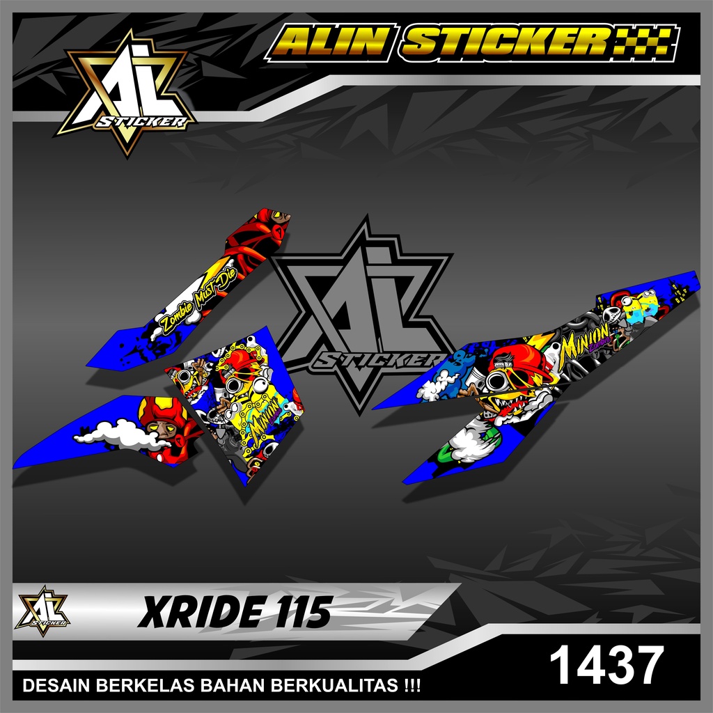 1437 STRIPING X RIDE 115 MINIONS ZOMBIE  SEMI FULL