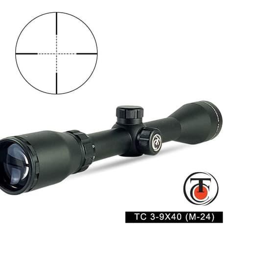 ➴ TELESKOP PREDATOR TC 3-9X40 (M-24) MILDOT 24 reticle 6 titik ➯