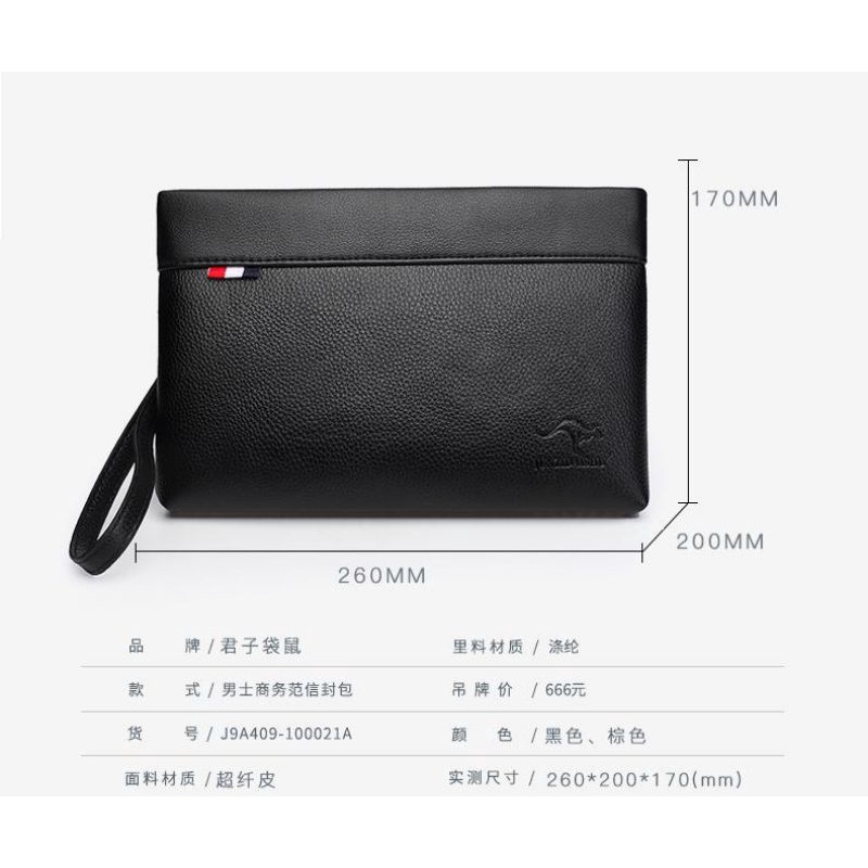 JUNZIDAISHU Dompet Clutch Handbag Pria Wanita Kulit Premium Import 1066