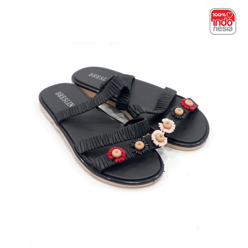 SANDAL BRESLIN DEWASA BUNGA - SANDAL WANITA