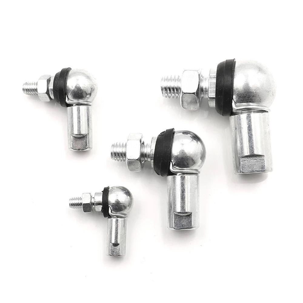 Lanfy Ball Head Bearing Stud Sudut Kanan Universal CS8/CS10/CS13/CS16 M5 M6 M8 M10 Ujung Batang Ball Head Rod