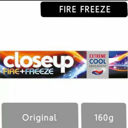 CLOSE UP Fire Freeze close up Icy White