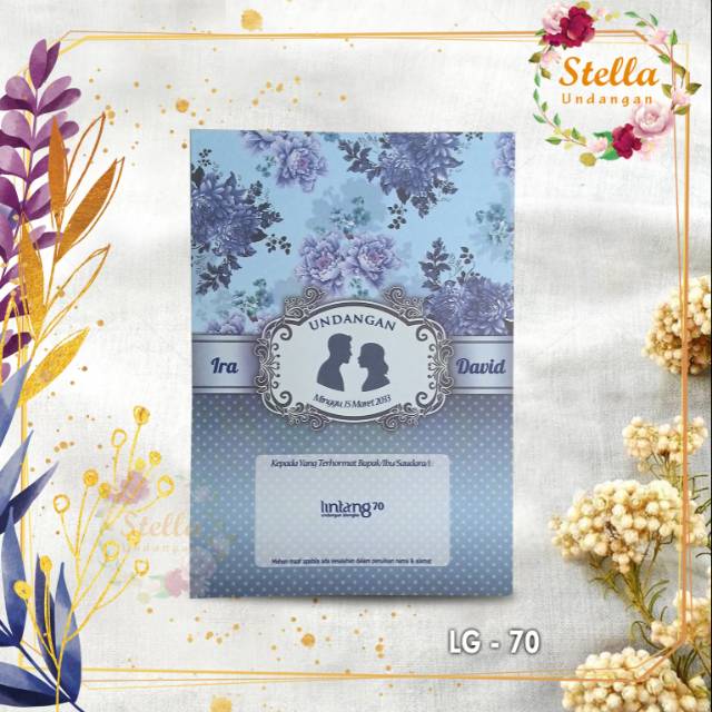 Blangko Undangan pernikahan Lintang 70/ Blangko Undangan Kosong/Pernikahan/Khitanan