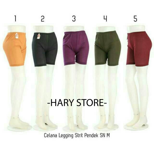 Celana strit pendek wanita M / legging pendek / dalaman celana pendek