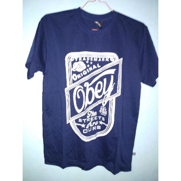 Kaos Atasan Pria/Laki/Cowok Biru Dongker