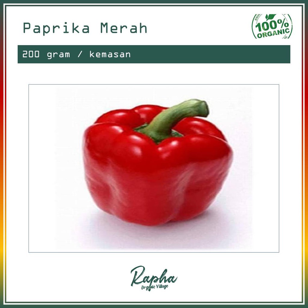 

Paprika Merah Organik