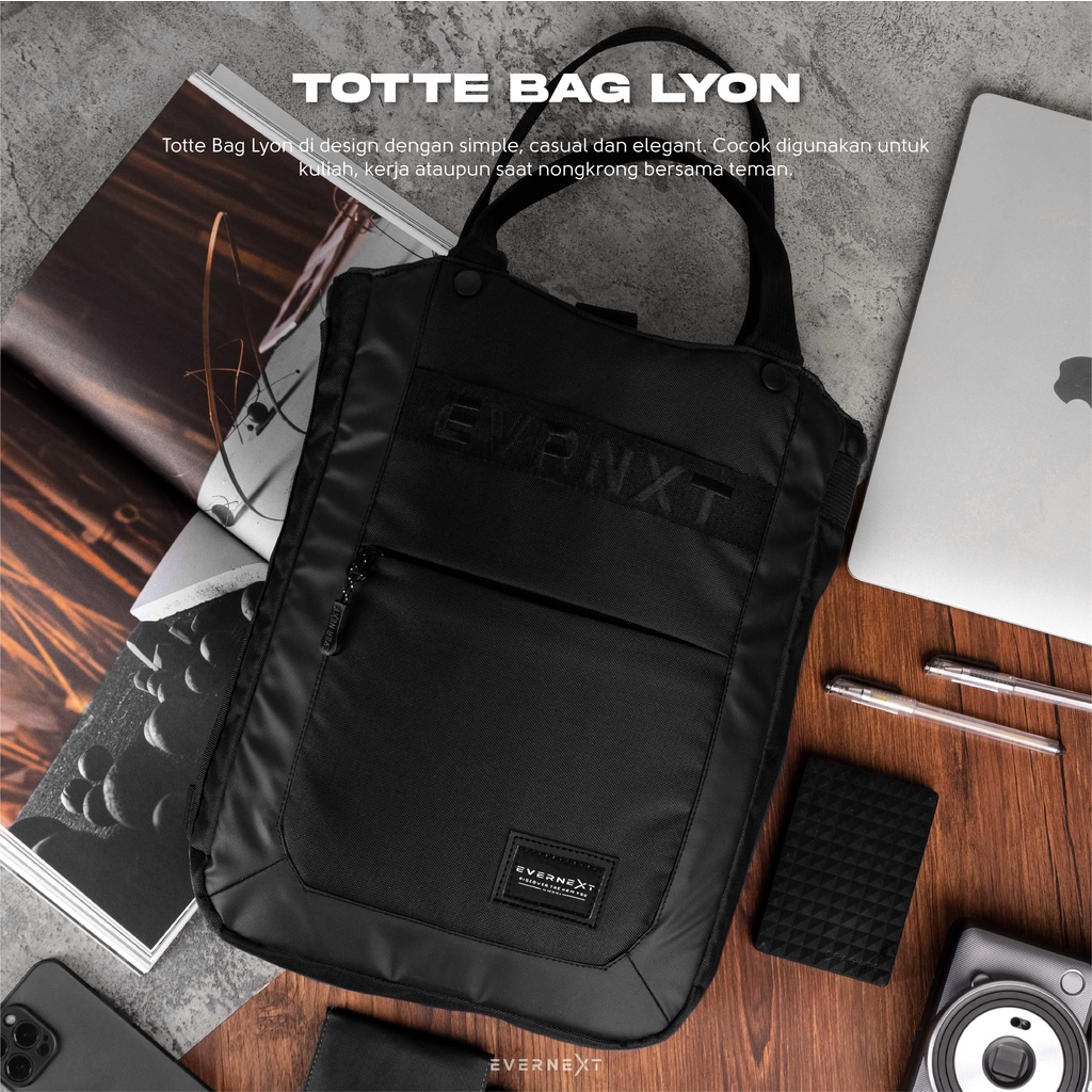 Tote Bag Pria Wanita LYON Tas Jinjing Laptop Ransel