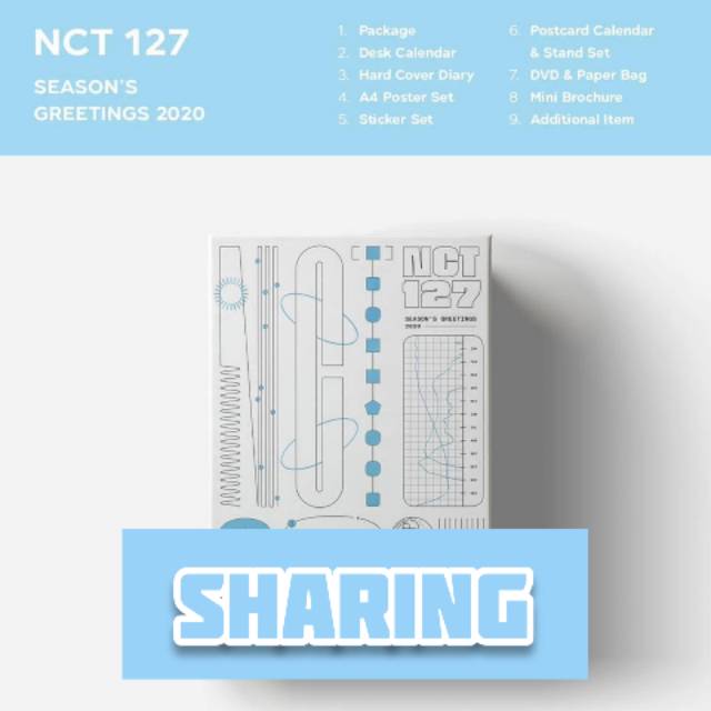[READY] SHARING NCT 127 Seasons Greetings SG 2020 WITHDRAMA / 11ST BENEFIT