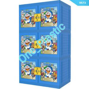 Promo  Lemari Plastik Lemari Pakaian Naiba Susun 3 Doraemon