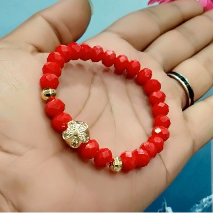 Gelang tangan wanita //gelang kristal lapis emas // perhiasan // fasion wanita//gelang