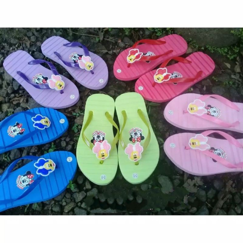 SANDAL JEPIT ANAK MICKEY MOUSE MINIMALIS SZ 26-35