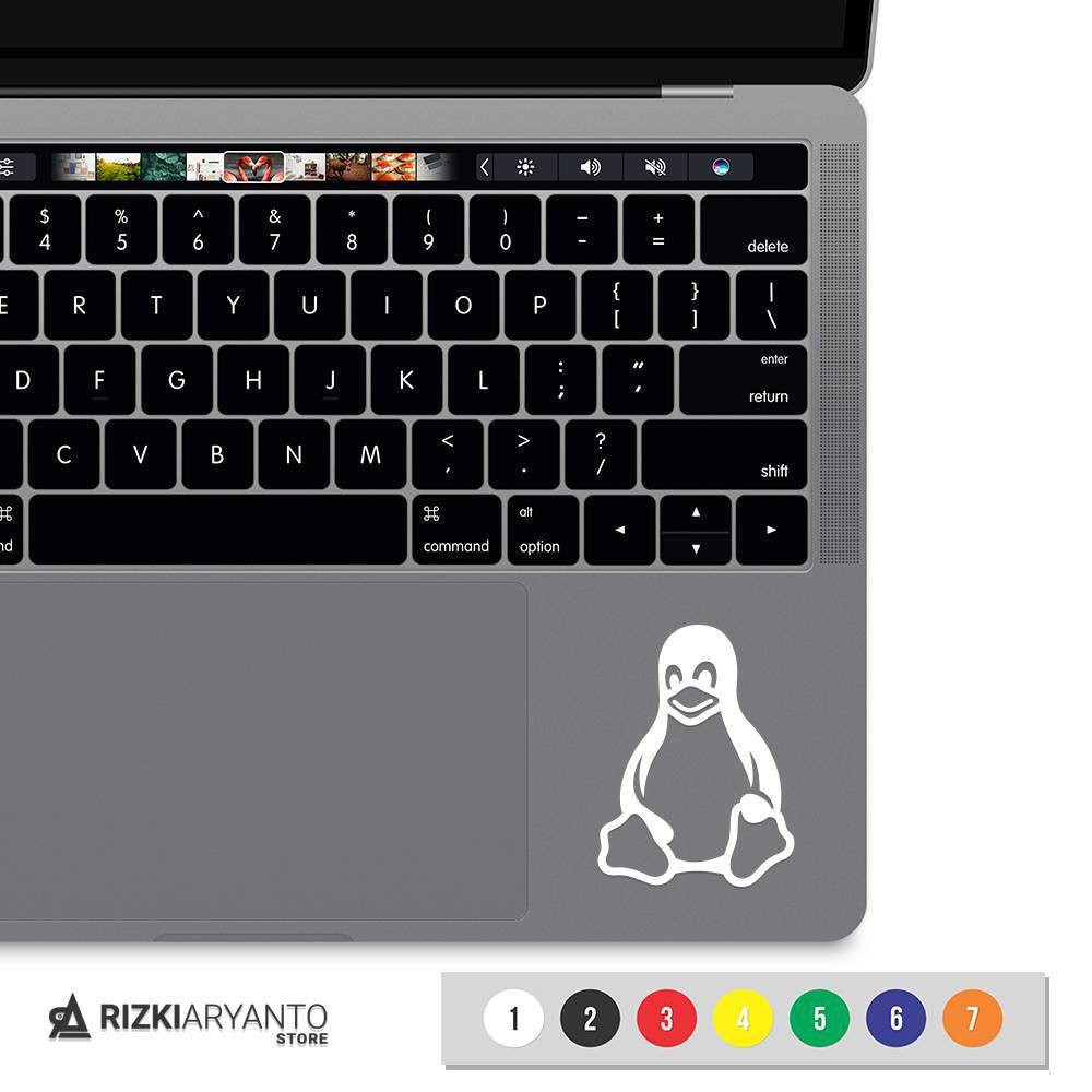 Sticker - Stiker Maskot Linux Tux Laptop Macbook