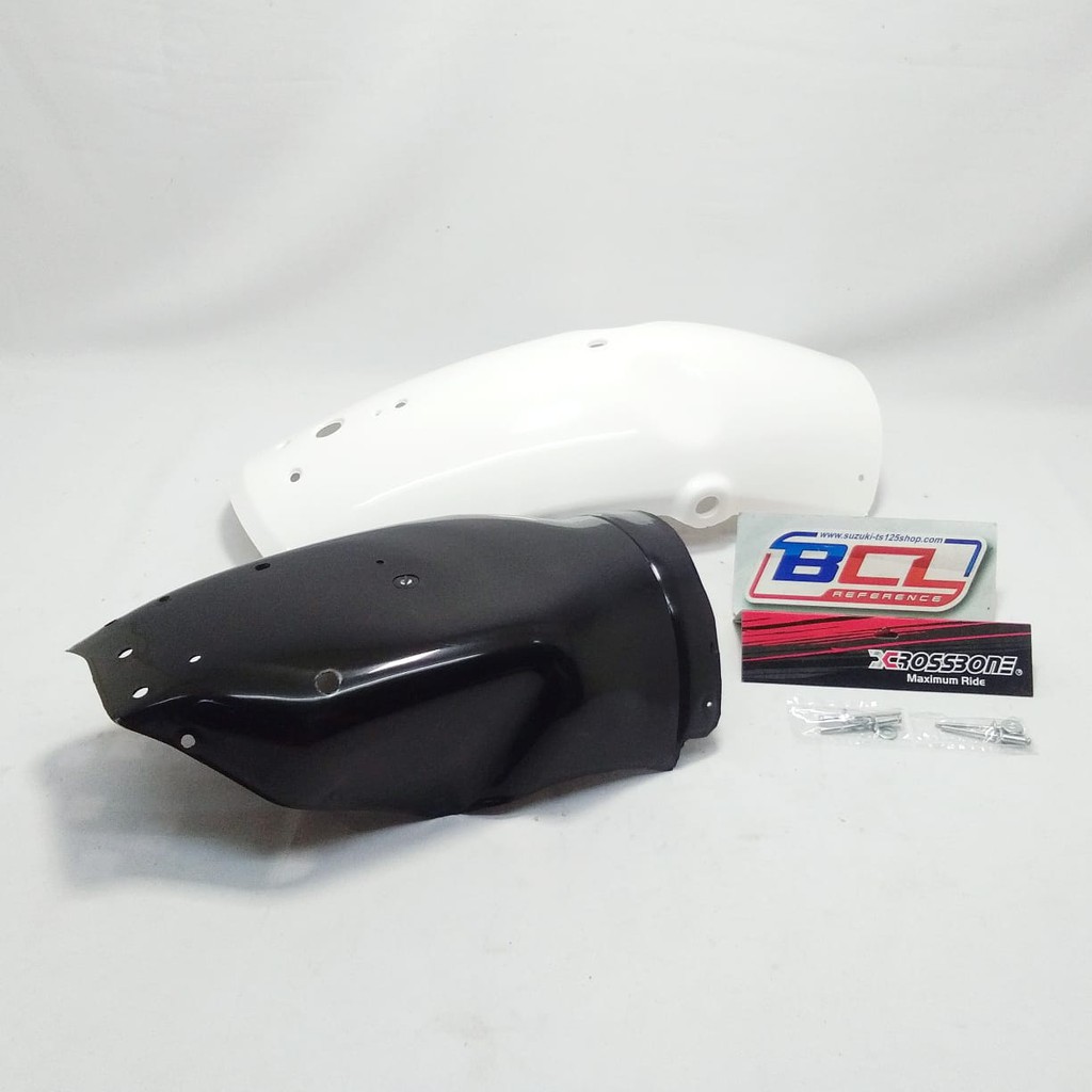 Spakbor Spatbor Belakang Rear Fender Non Ori TS 125 + Spakbor Kolong TS 125  Merk Crossbone