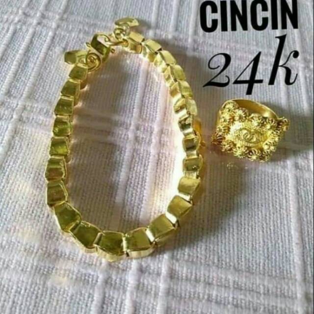 Sepuhan 24k, Gelang 5 Seku Motif Padi