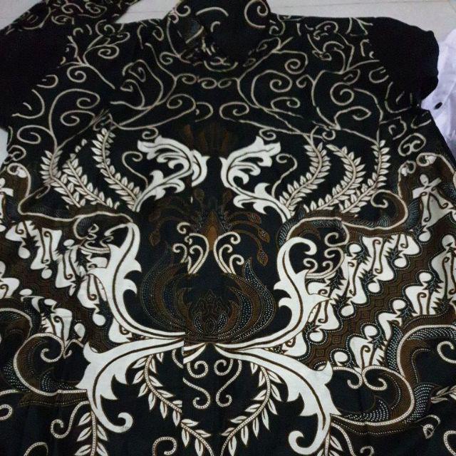 Bswart Batik Hrb026 Kenongo Hem Pendek Padi Pekalongan M L Xl Batik Pria Murah Modern Grosir