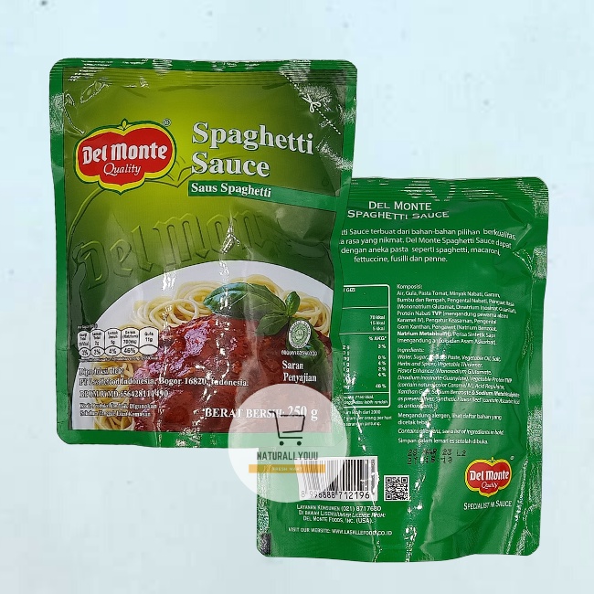 Del Monte Saus Spaghetti 250gr Bumbu Spagetthi