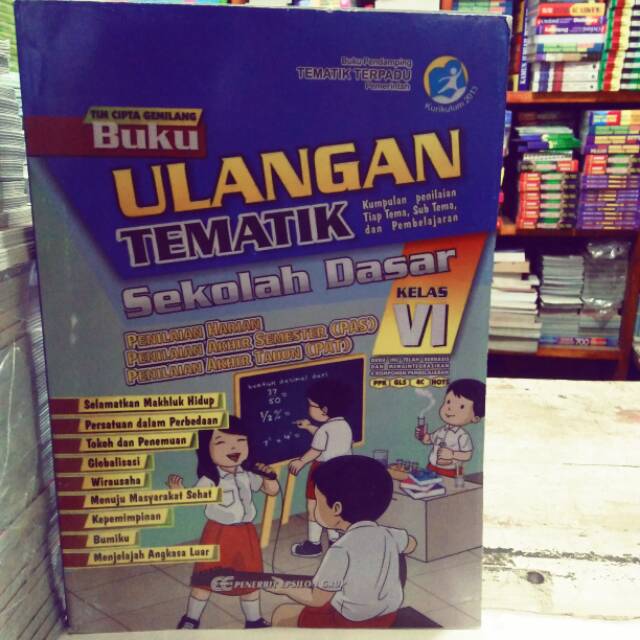 BUKU ULANGAN TEMATIK KELAS 6 SD PENERBIT EPSILON GRUP